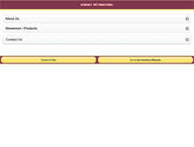 Tablet Screenshot of advanceinternational.info