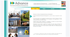 Desktop Screenshot of advanceinternational.co.za